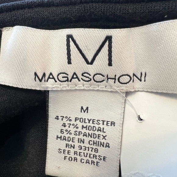 Magaschoni Magaschoni Black Hooded Coverup/Dress Black Midi Size M - Picture 2 of 6